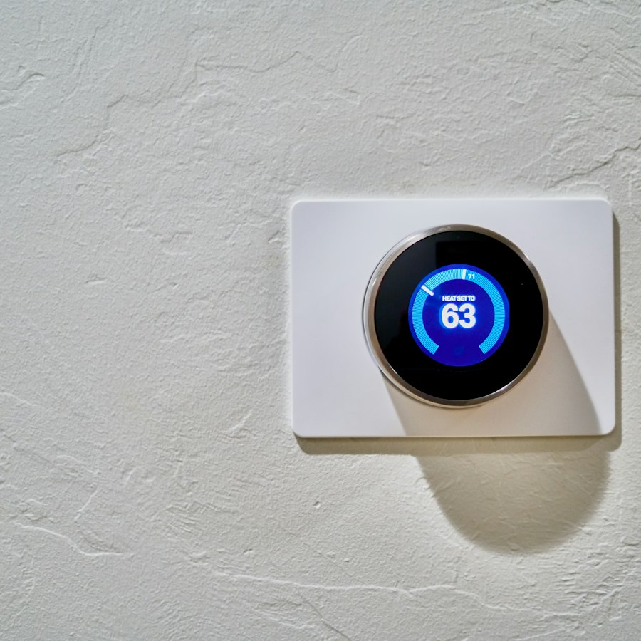 Digitales Thermostat zur Regelung der Heizungsanlage
